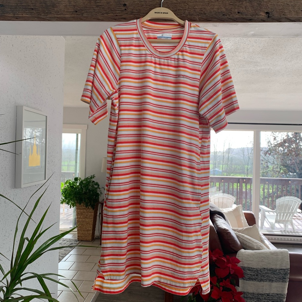 Columbia Sportswear Women’s‎ Active Dress Cotton Knit Side Pockets OMNI S…